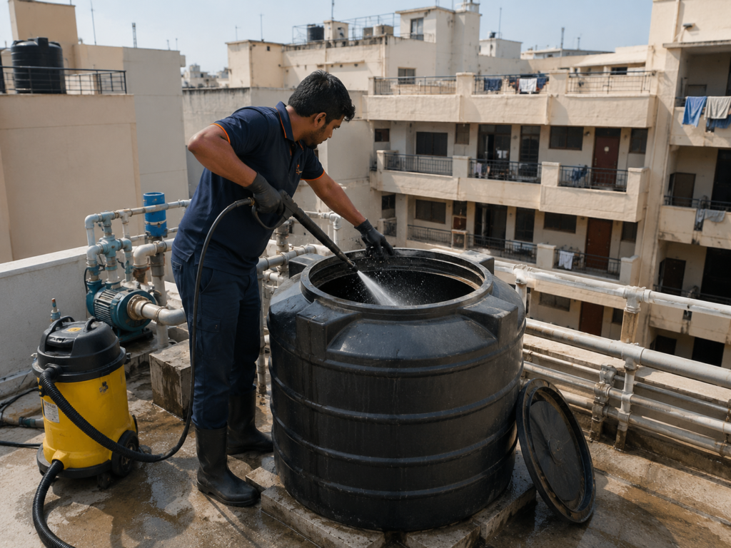 PG water tank cleaning