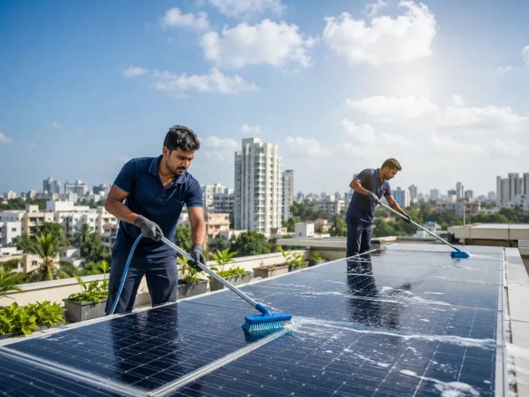 solar panel cleaning service